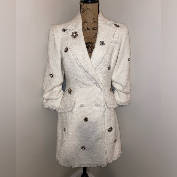 $695 Cinq à Sept Joel Embellished Blazer Dress - Picture 12 of 16